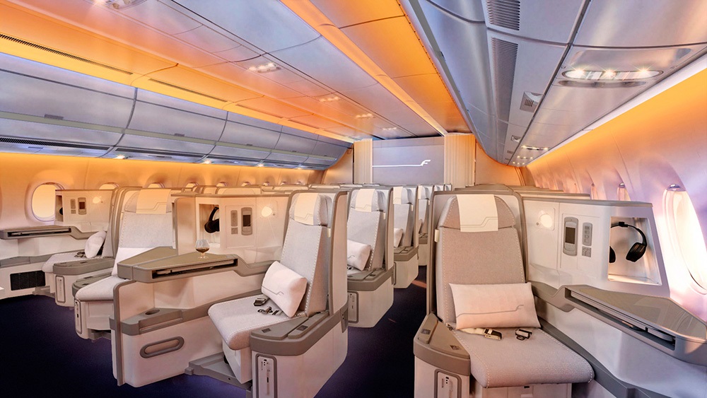 Finnair A350 XWB Business Class Cabin